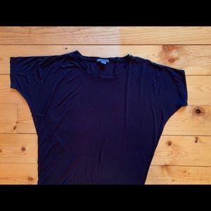 Vince Black Dolman Short Sleeve T Shirt